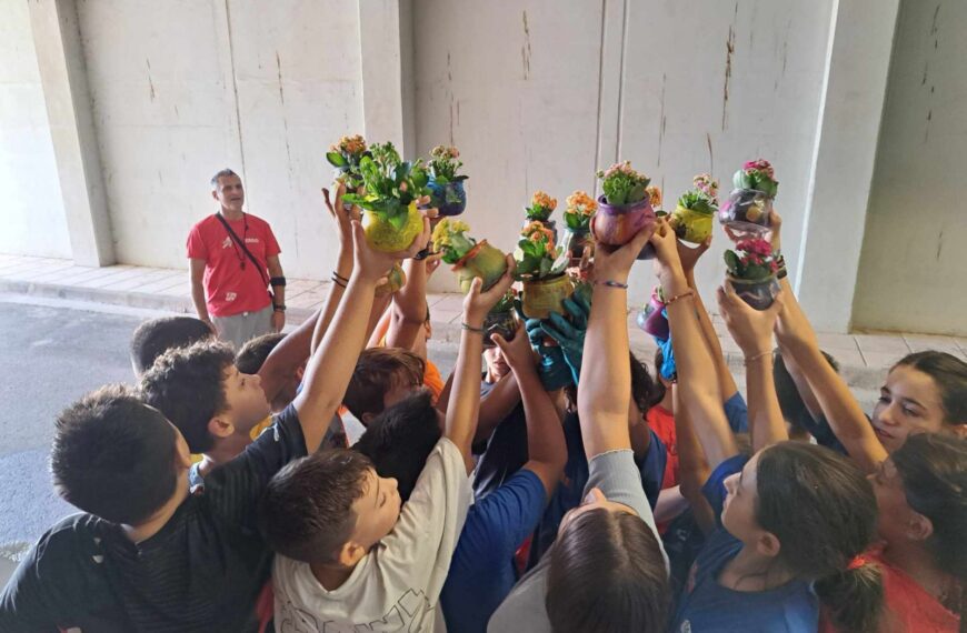 Δράσεις εικαστικών και κηπουρικής στο Indoor Summer Camp του Δήμου Ηρακλείου